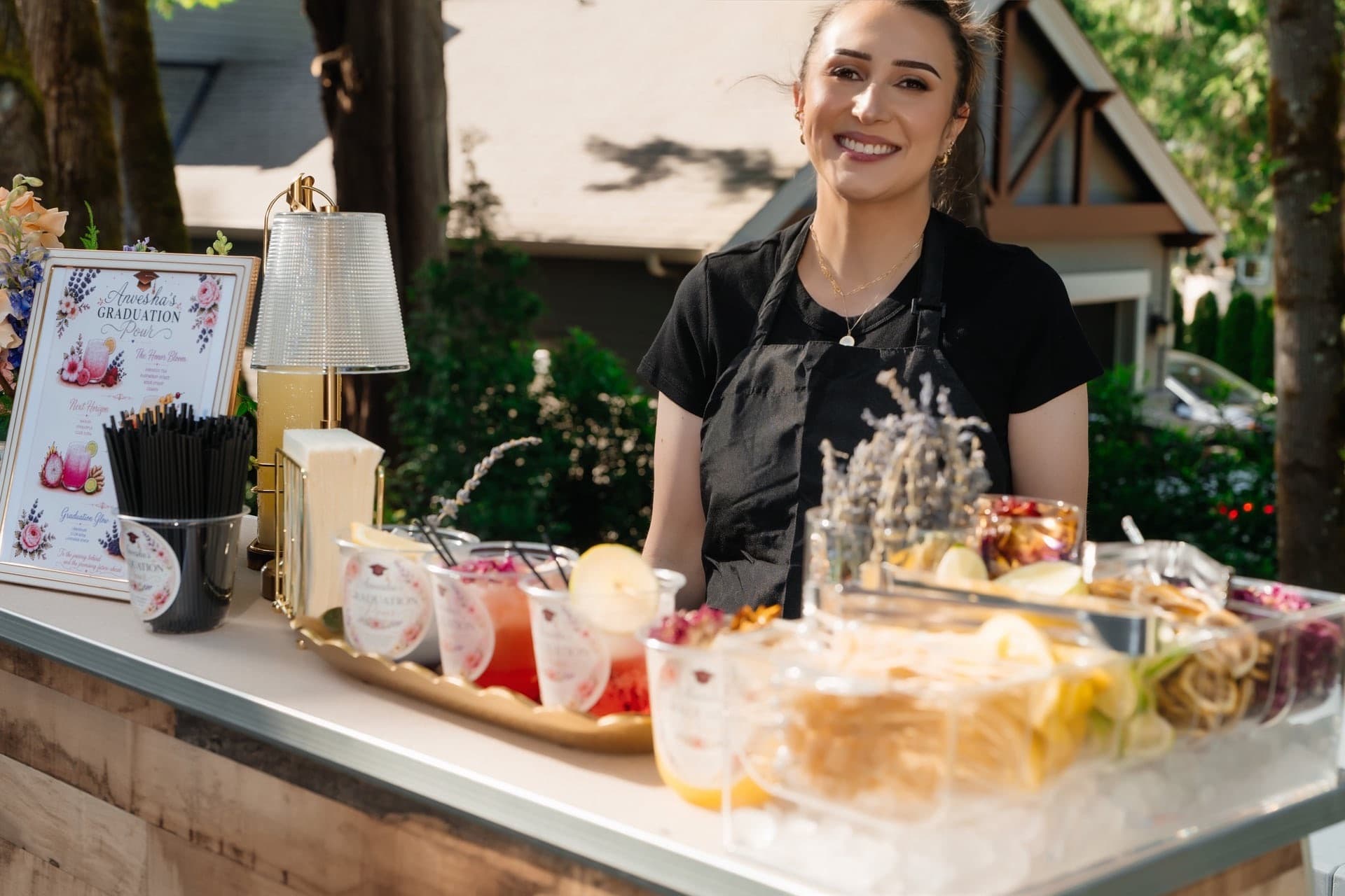 Lauren, founder of Mock & Roll, smiling warmly