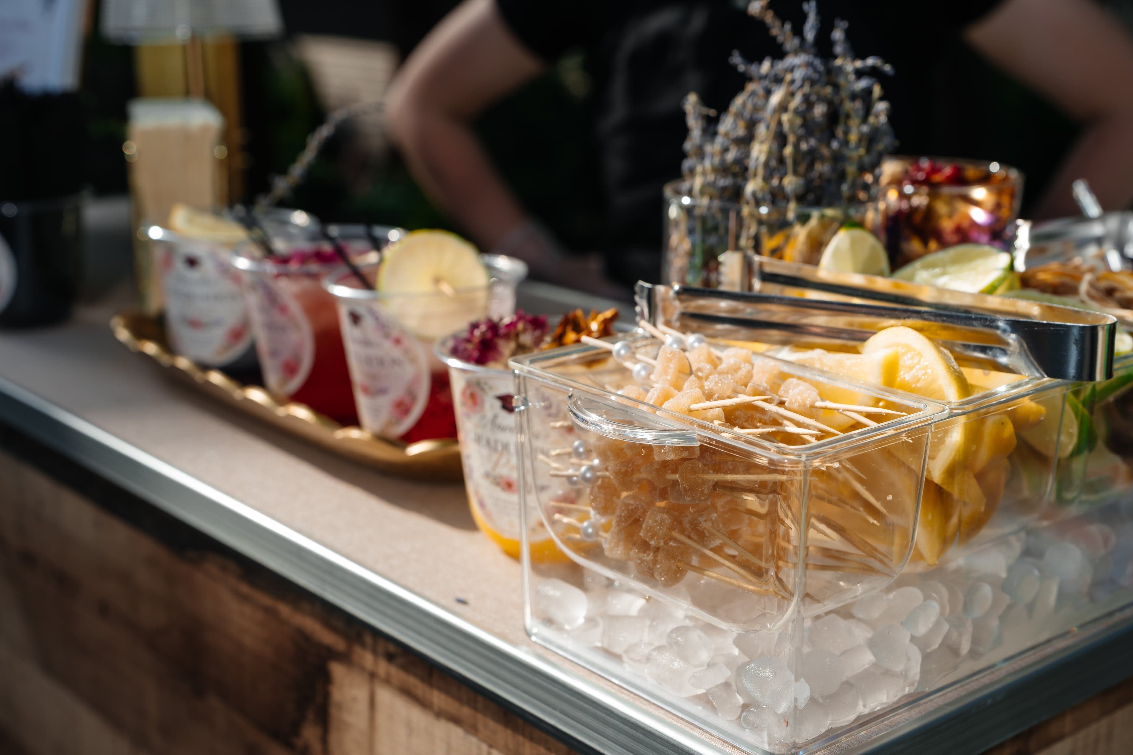 Moments worth celebrating — guests enjoying mocktails